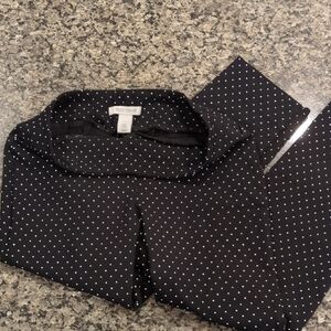 White House Black Market Polka Dot Pants